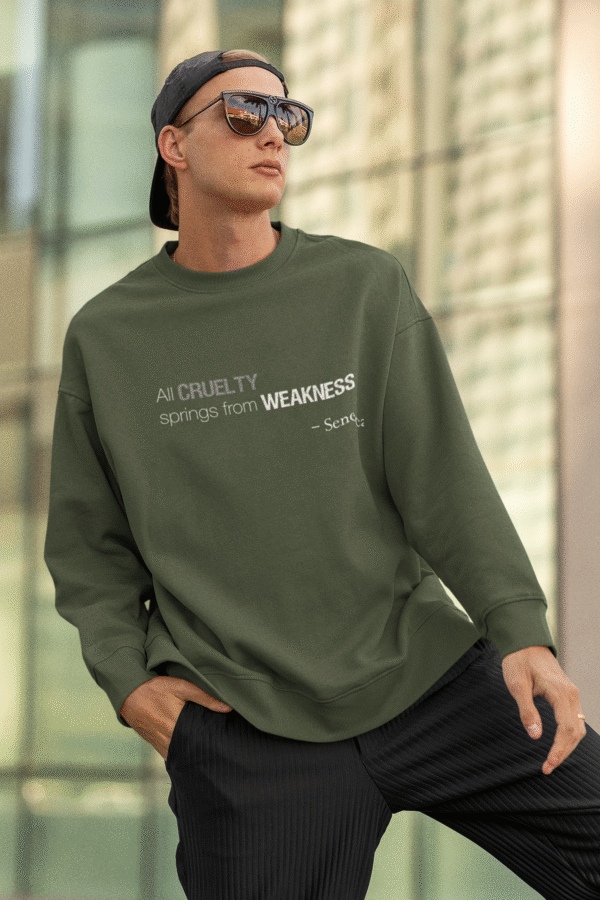 All Cruelty Springs from Weakness - Long Sleeve T-Shirt - Image 2