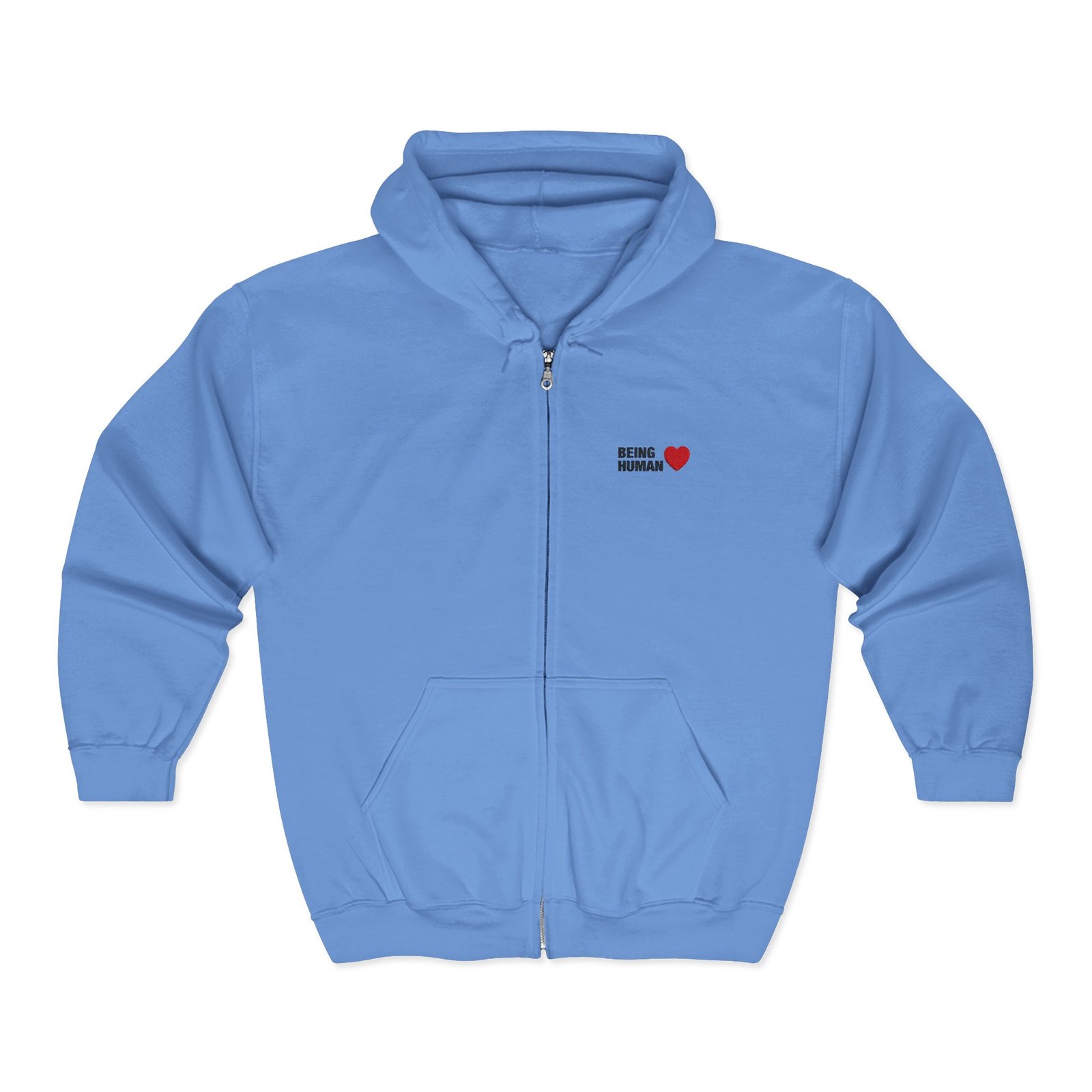 Being Human ❤️ - Zip Hoodie (Embroidered) - Image 5