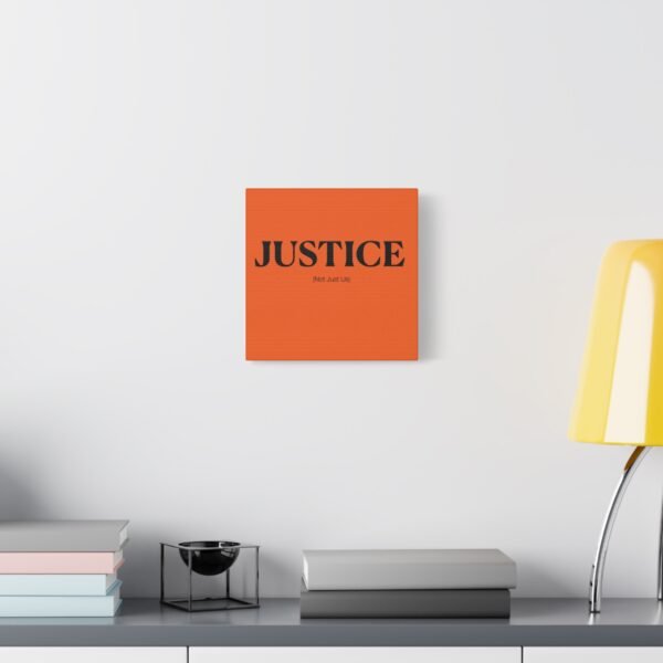 JUSTICE (Not Just Us) - 10"x10" Canvas