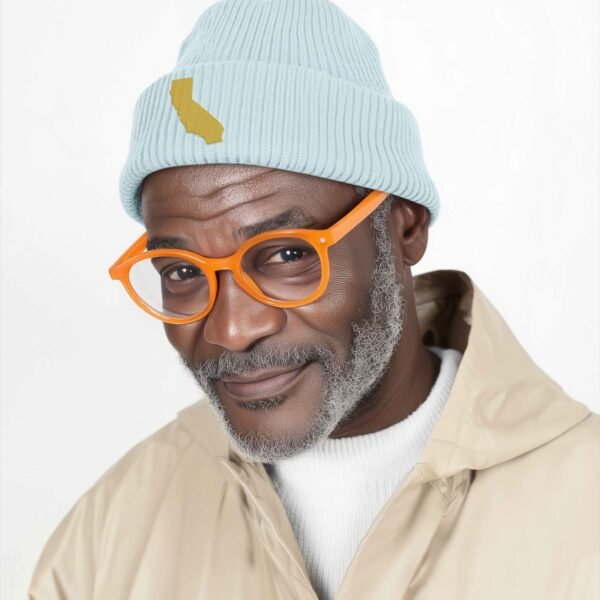 CaliForward Gold - Ribbed Knit Beanie