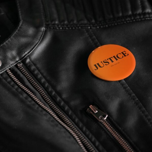 JUSTICE (Not Just Us) - Pin Button