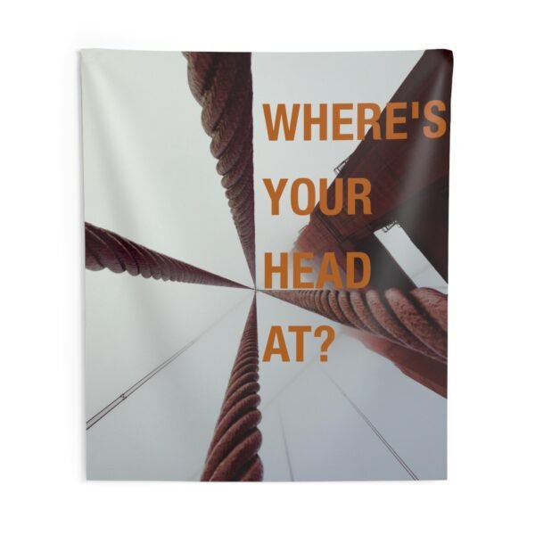 Where's Your Head At? - Wall Hanging Tapestry