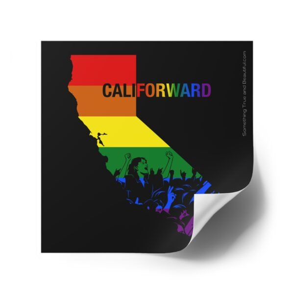 CaliForward Love - 4" Sticker