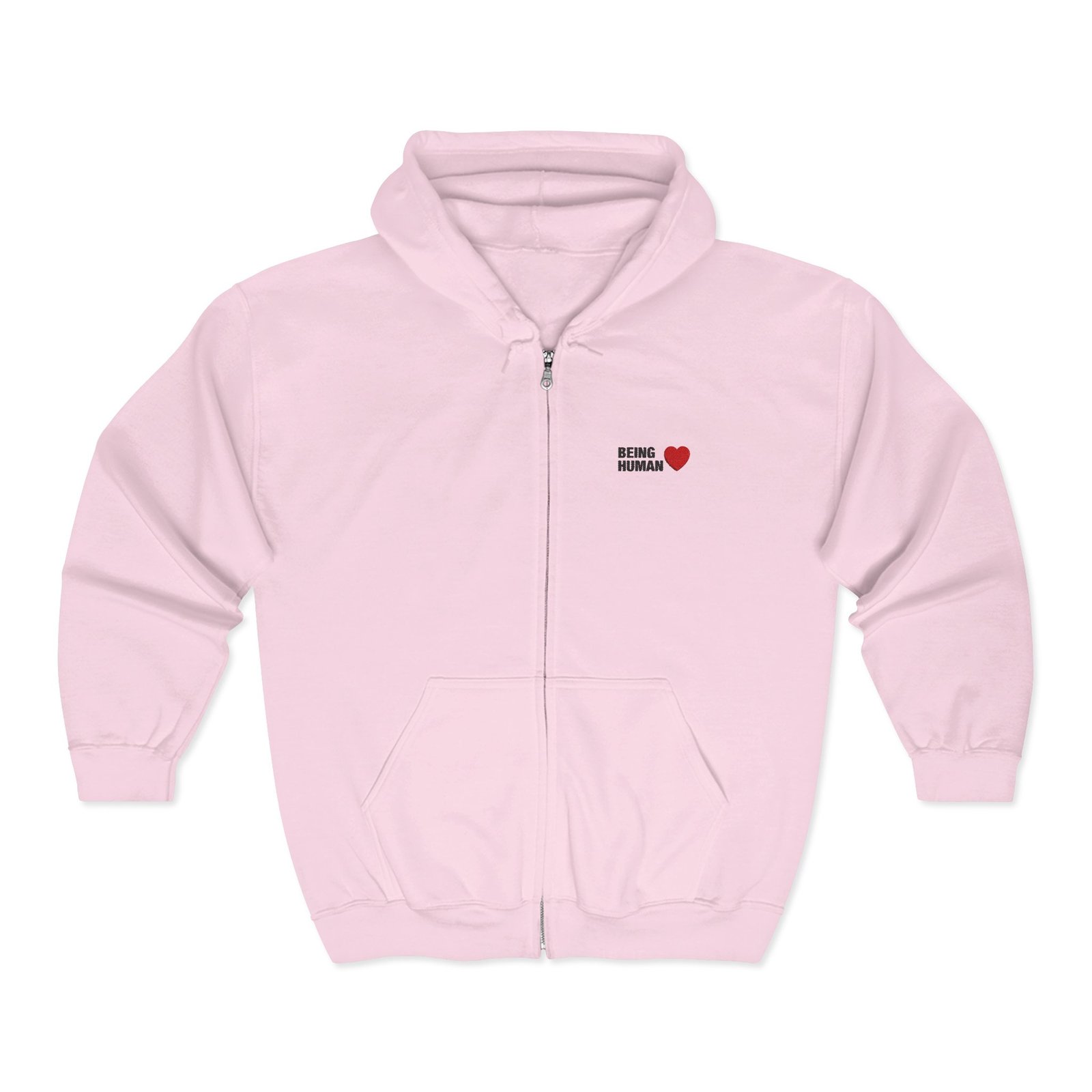 Being Human ❤️ - Zip Hoodie (Embroidered) - Image 6