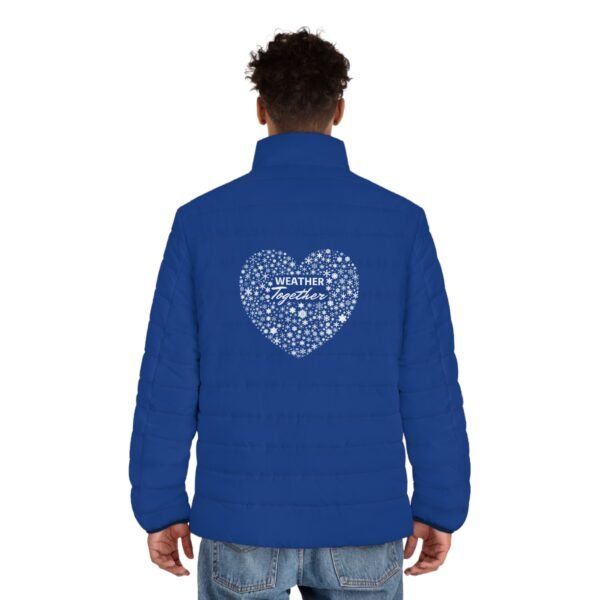 Weather Together - Royal Blue Men's Puffer Jacket