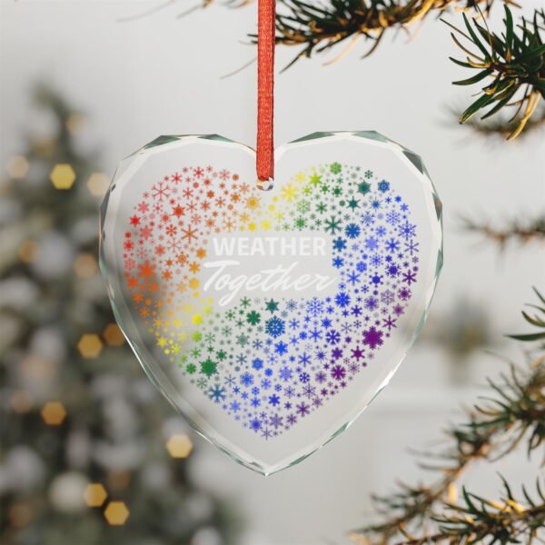 Weather Together Love - Heart Ornament
