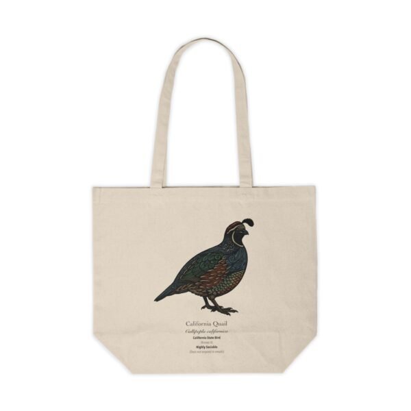 California Quail - Canvas Tote Bag