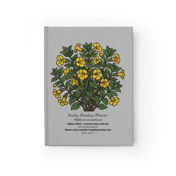 Sticky Monkey Flower - Hardcover Journal