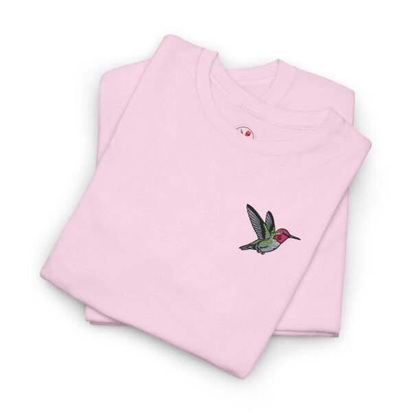 Anna's Hummingbird — Embroidered T-Shirt
