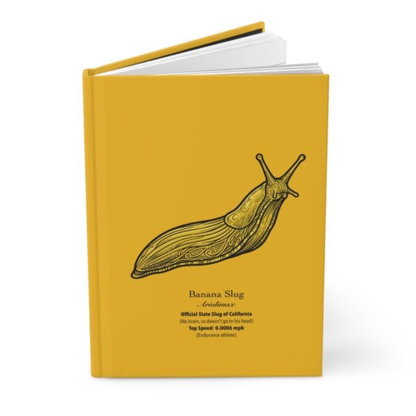 Banana Slug - Hardcover Journal