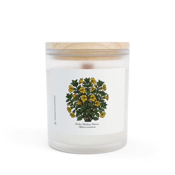 Sticky Monkey Flower - Frosted Glass Candle