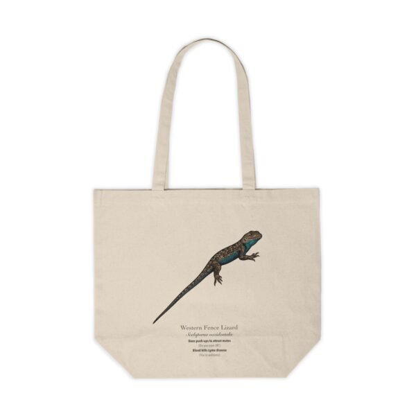 Western Fence Lizard - Canvas Tote Bag